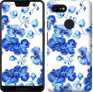 

Чехол Голубые орхидеи для Google Pixel 3 XL 780760