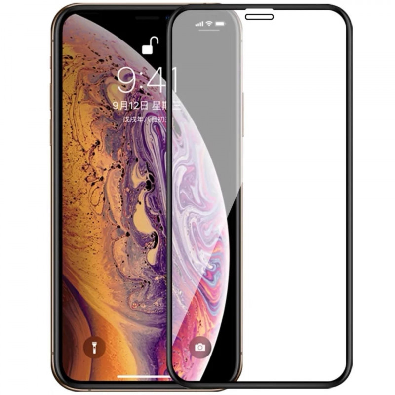 

Защитное стекло King Fire 5D для iPhone XR (6.1") (Чорне) 880963