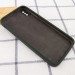 Фото Чохол Silicone Case Square Full Camera Protective (AA) на Apple iPhone XS Max (6.5") (Эстетический дефект / Зелений / Black Green) в маназині vchehle.ua