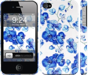 

Чохол Блакитні орхідеї на iPhone 4 724824