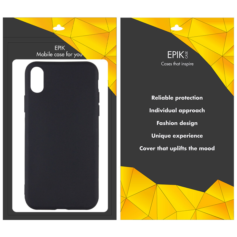 Фото Чохол TPU Epik Black на Apple iPhone X / XS (5.8") (Чорний) в маназині vchehle.ua