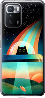 

Чехол Кот, нло, радуга, рыба для Xiaomi Poco X3 GT 1403066