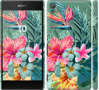 

Чехол Тропические цветы v1 для Sony Xperia Z3+ Dual 845055