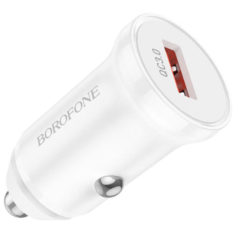 Фото АЗП Borofone BZ18 QC3.0 (1USB-A) (Білий) на vchehle.ua