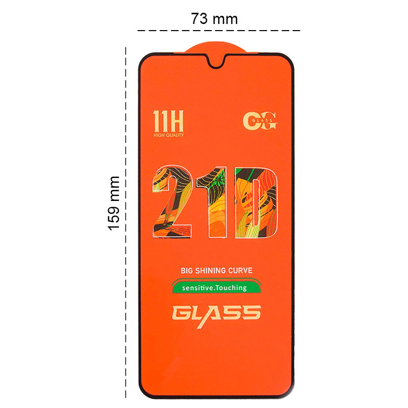 Фото Захисне скло 2.5D CP + (full glue) на Samsung Galaxy A26 5G (Чорний) в маназині vchehle.ua
