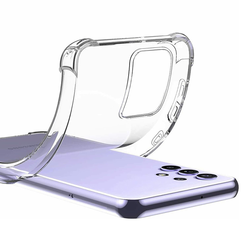 TPU чехол Epic Ease с усиленными углами для Samsung Galaxy A32 4G (Бесцветный (прозрачный)) в магазине vchehle.ua