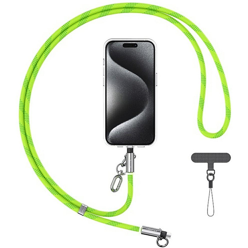 Дата кабель-шнурок Usams US-SJ746 Type-C to Lightning 30W (1.2m) (Green)