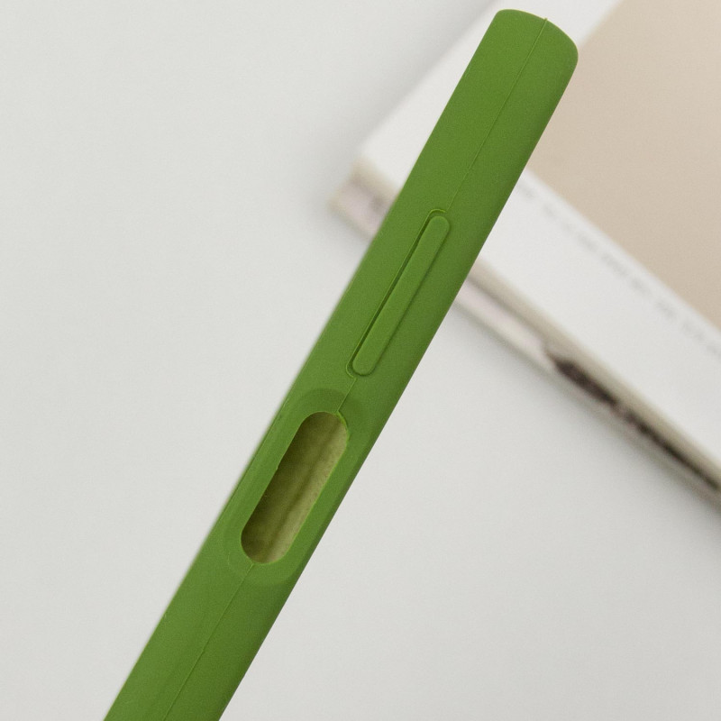 Купити Чохол Silicone Cover Lakshmi Full Camera (AA) на Samsung Galaxy A05s (Зелений / Dark green) на vchehle.ua