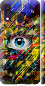 Чехол Абстрактный глаз для Samsung Galaxy A40 2019 A405F