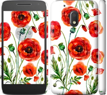 

Чохол Намальовані маки на Motorola Moto G4 Play 744238