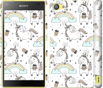 

Чехол Единорог и кофе для Sony Xperia Z5 Compact E5823 840870