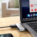 Купить Переходник Borofone DH2 Type-C to HDMI+USB3.0 (Серебряный / Черный) на vchehle.ua
