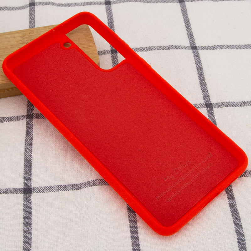 Фото Чехол Silicone Cover Full without Logo (A) для Samsung Galaxy S21 (Красный / Red) в магазине vchehle.ua