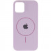 Фото Чехол Silicone Case Full Protective (AA) with Magnetic Safe для Apple iPhone 11 (6.1") (Сиреневый / Lilac) на vchehle.ua