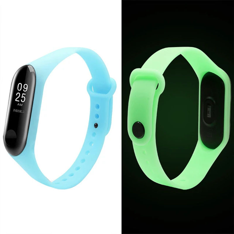 Фото Силиконовый ремешок Neon для Xiaomi Mi Band 5 / 6 (Голубой) в магазине vchehle.ua