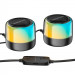 Купить Bluetooth колонка Borofone BP12 Colorful BT wired 2-in-1 computer speaker (Black) на vchehle.ua