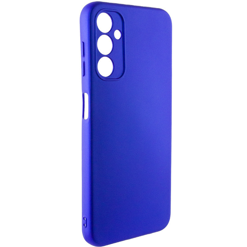 Фото Чехол TPU GETMAN Liquid Silk Full Camera для Samsung Galaxy A24 4G (Синий / Iris) на vchehle.ua