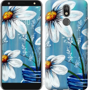 

Чохол Красиві арт-ромашки на LG K40 764131