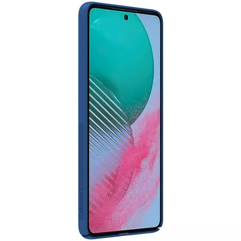 Купити Карбонова накладка Nillkin Camshield (шторка на камеру) на Samsung Galaxy M54 5G (Синій / Blue) на vchehle.ua