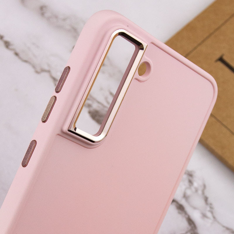 Купить TPU чехол Bonbon Metal Style для Samsung Galaxy S23+ (Розовый / Light pink) на vchehle.ua