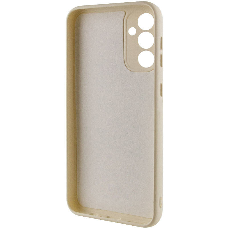Фото Чехол TPU GETMAN Liquid Silk Full Camera для Samsung Galaxy A35 (Песочный / Sand) в магазине vchehle.ua