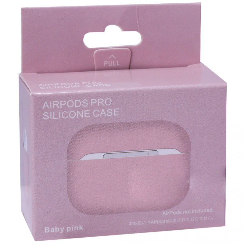 Фото Силиконовый футляр для наушников AirPods Pro (Розовый / Pink Sand) на vchehle.ua