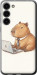 Чехол Funny Capybara CEO Working для Samsung Galaxy S23 Plus
