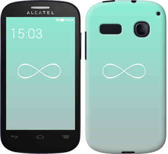 

Чехол Знак бесконечности для Alcatel One Touch Pop C3 4033D 208779