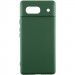 Чехол Silicone Cover Lakshmi Full Camera (AA) для Google Pixel 7a (Зеленый / Dark green)