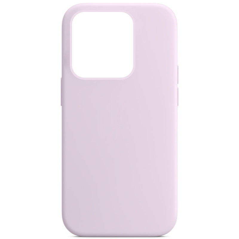 Чехол Silicone Case Full Protective (AA) NO LOGO для Apple iPhone 14 Pro (6.1") (Сиреневый / Lilac)