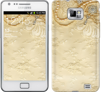 

Чехол Кружевной орнамент для Samsung Galaxy S2 i9100 257375