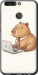 Чехол Funny Capybara CEO Working для Huawei Honor V9 / Honor 8 Pro