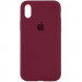 Чохол Silicone Case Full Protective (AA) на Apple iPhone XR (6.1") (Бордовий / Plum)