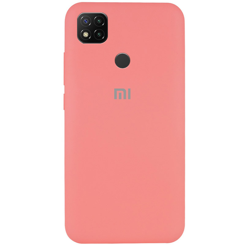 Чохол Silicone Cover Full Protective (AA) на Xiaomi Redmi 9C (Персиковий / Peach)