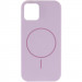 Фото Чехол Silicone Case Full Protective (AA) NO LOGO with Magnetic Safe для Apple iPhone 11 (6.1") (Сиреневый / Lilac) на vchehle.ua