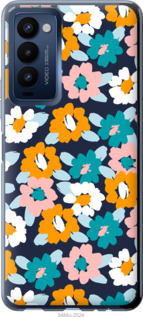 

Чехол Цветочный фон v3 для Tecno Camon 18p CH7n 1434823