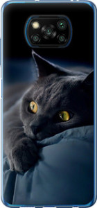 Чехол Дымчатый кот для Xiaomi Poco X3