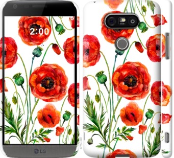 

Чехол Нарисованные маки для LG H860 G5 743971
