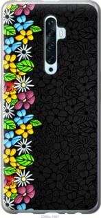 

Чохол квітковий орнамент на Oppo Reno 2Z 921490