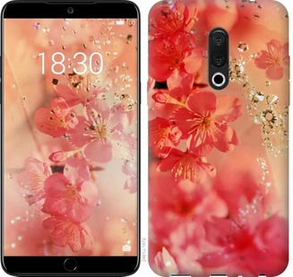 

Чехол Розовые цветы для Meizu 16th 673264