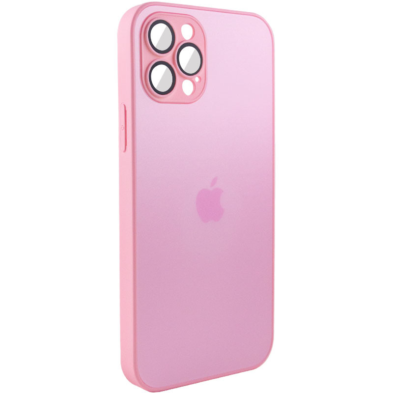 Фото Чехол TPU+Glass Sapphire matte case для Apple iPhone 12 Pro Max (6.7") (Chanel Pink) на vchehle.ua