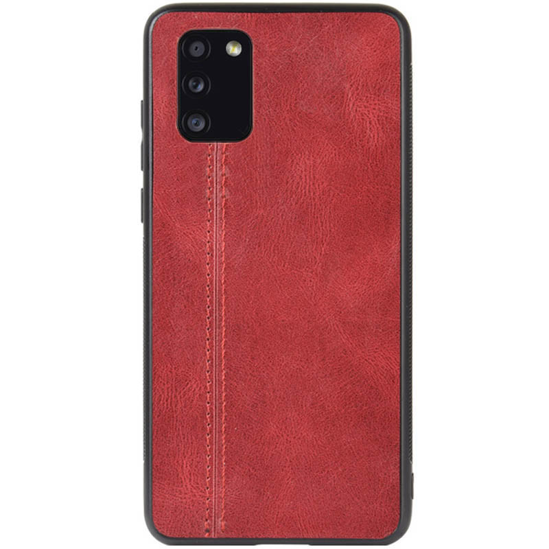 

Кожаный чехол Line для Samsung Galaxy A41 (Красный) 907735