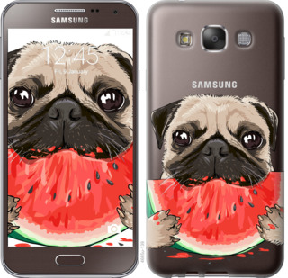 

Чохол Мопс і кавун на Samsung Galaxy E7 E700H 843451