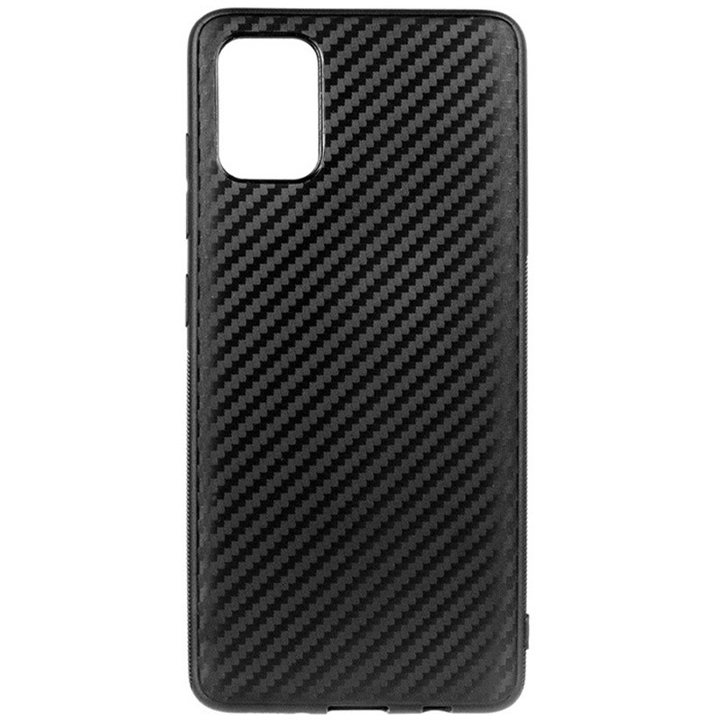TPU чехол Epic Carbon для Samsung Galaxy A51 (Черный)