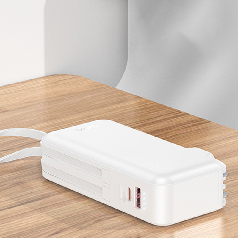 Портативное ЗУ Power Bank Hoco J126 Travel 22.5W+PD20W 10000 mAh (White) в магазине vchehle.ua