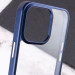 Фото TPU+PC чехол Chrome Buttons для Apple iPhone 13 (6.1") (Синий) в магазине vchehle.ua