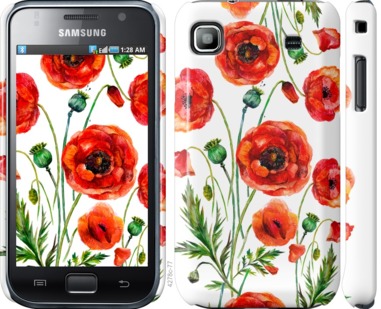 

Чохол Намальовані маки на Samsung Galaxy S i9000 743765