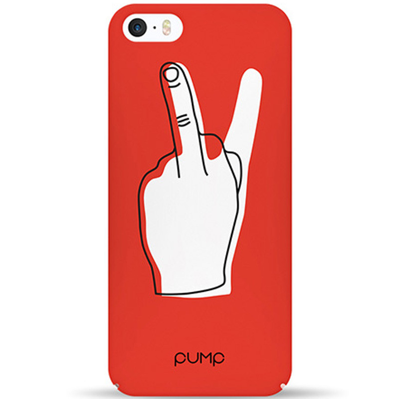 

Чехол Pump Tender Touch для iPhone SE (V for Middle Finger) 876937