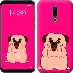 

Чохол Веселий мопс на Meizu 16 928463