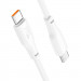 Купить Дата кабель Hoco X93 Force Type-C to Type-C 100W (1m) (White) на vchehle.ua